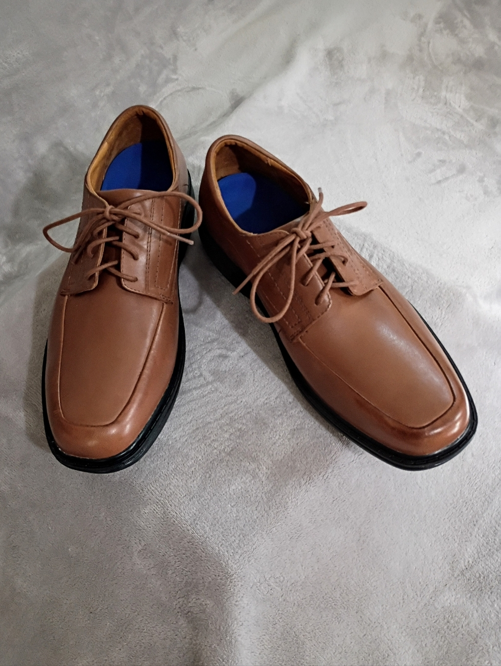 Dr Comfort Chestnut Brown Leather Lace Up Oxford 10 W XWide